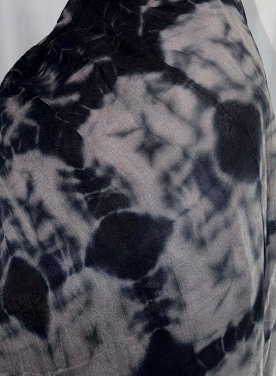 Black & Gray Tie-Dye