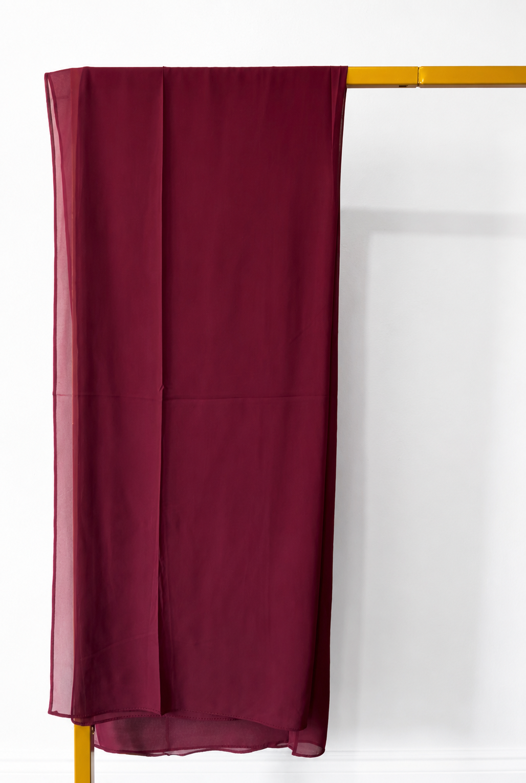 Burgundy Chiffon