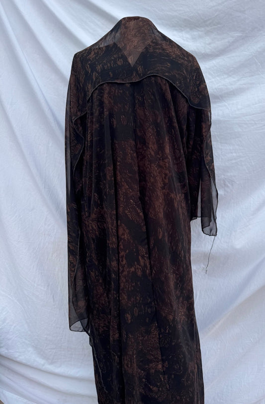Chocolate Marble Abaya