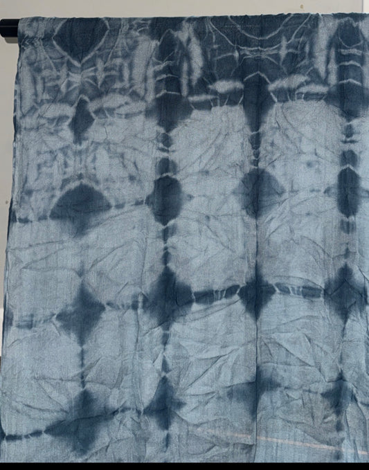 Blue Haze Tie-Dye Scarf