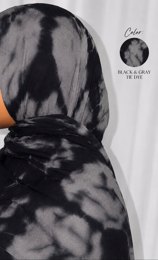 Black & Gray Tie-Dye