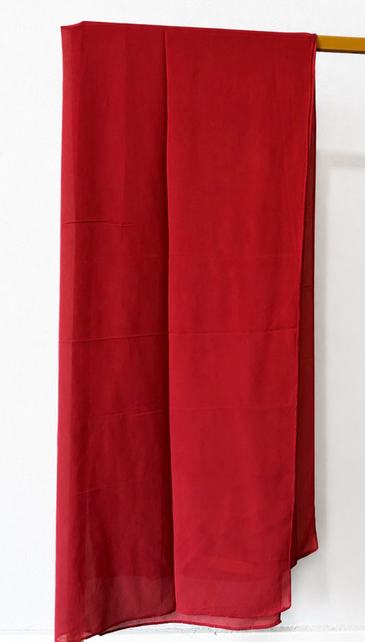 Red Chiffon